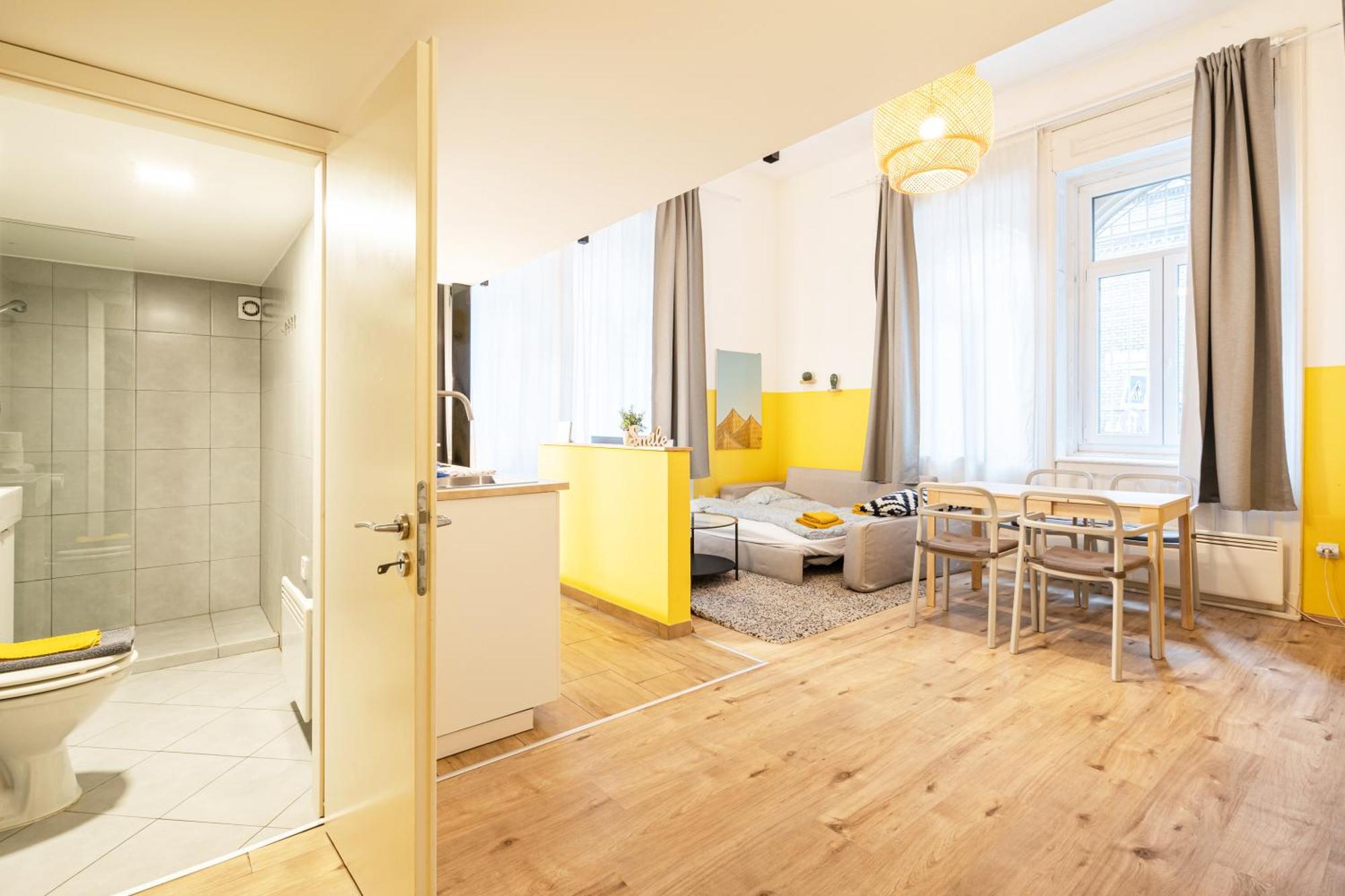 Charming Studio In The Heart Of The Jewish Quarter W41 Yellow 부다페스트 외부 사진